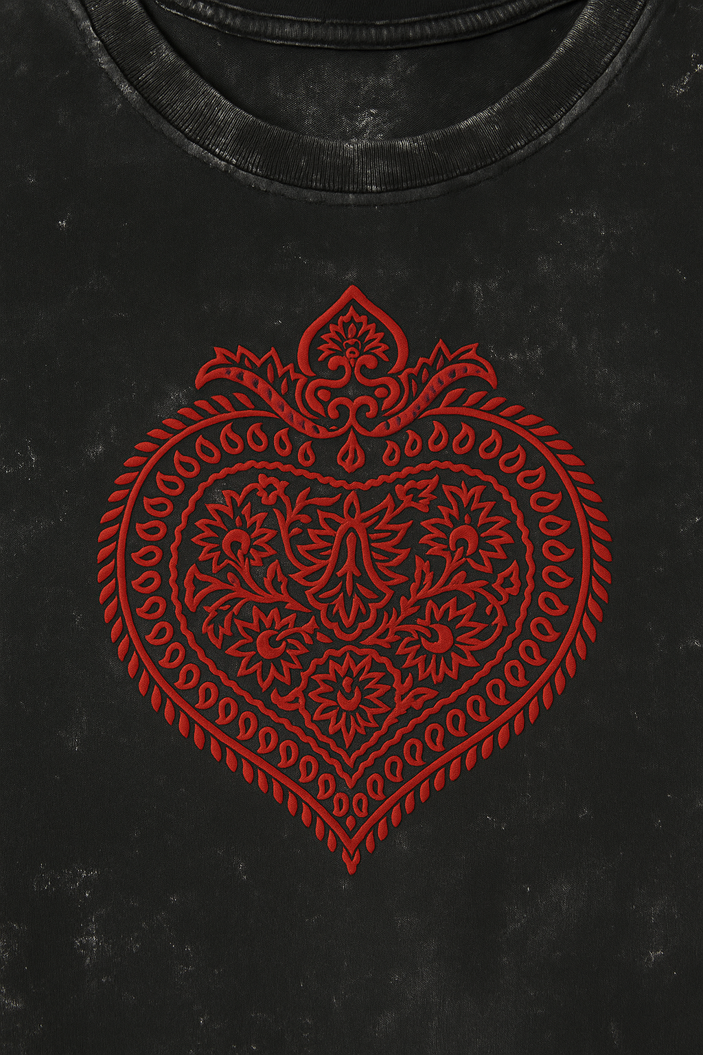 Unisex Acid Washed Oversized Tee