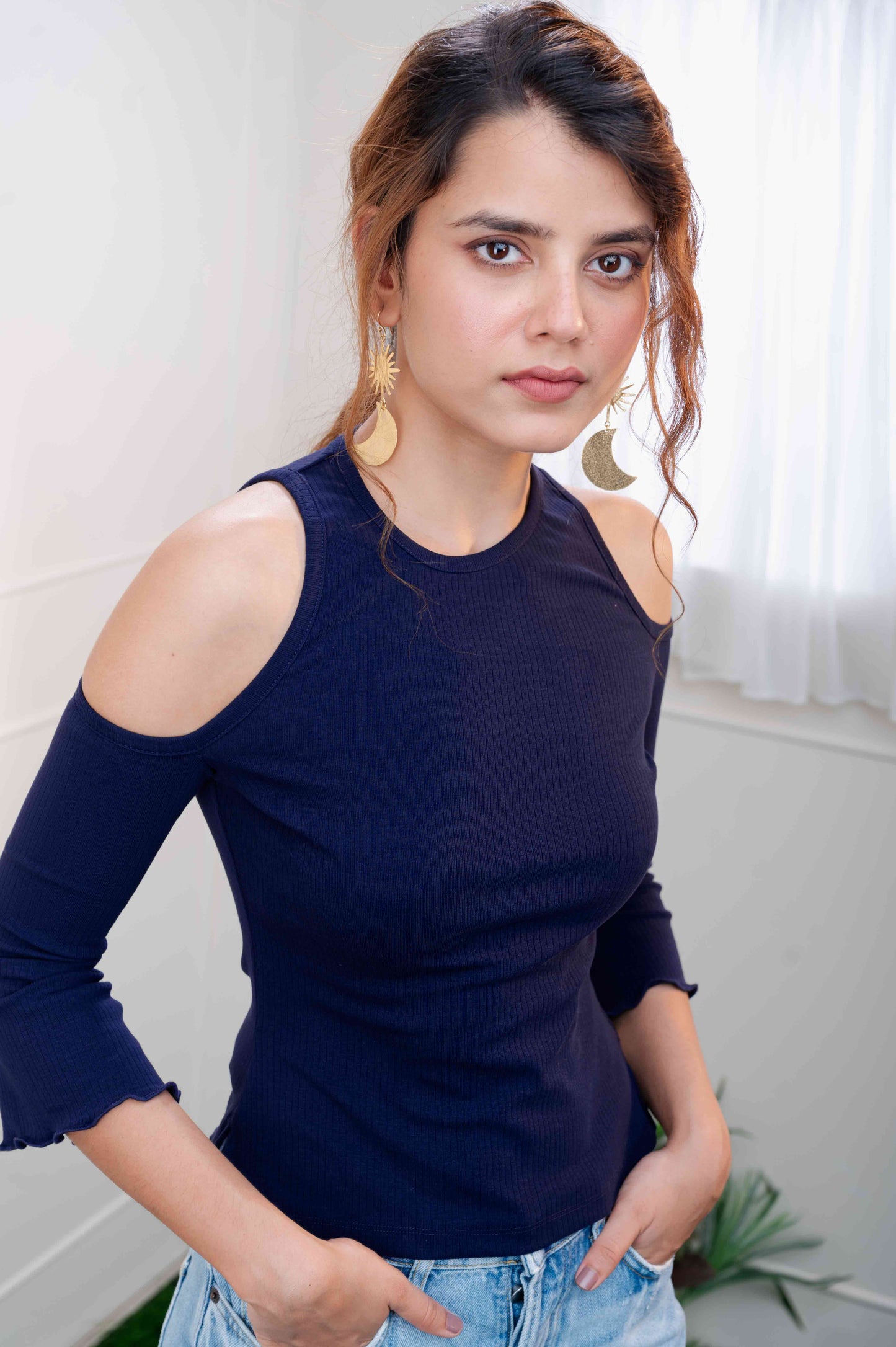 Asymmetrical Cut out Top